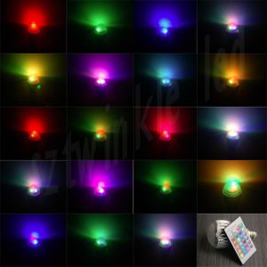 TOPIN 9W E27 16 Color Change RGB LED Light Bulb Lamp AC85-265V+IR Remote Control