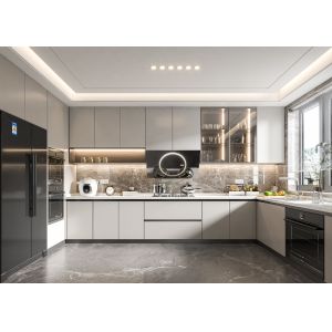 Modular Kitchen Cabinet with Drawer Sink for Modern Homes