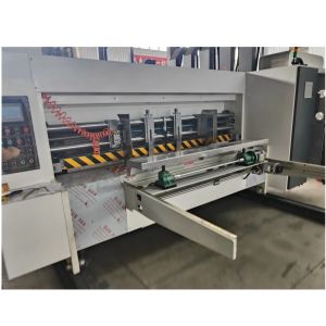Buy cheap Design Automatic Flexo Printing Slotting Die-cutting Machine With Vibrator Stacker from wholesalers
