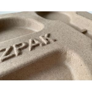 Buy cheap Embossing Molded Fiber Packaging Transfer Molded Pulp Insert 1.5mm from wholesalers