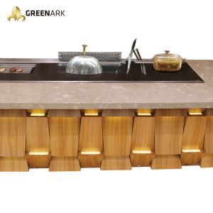 Soup BBQ Grilling Mobile Teppanyaki Equipment Multifunction For Restaurant