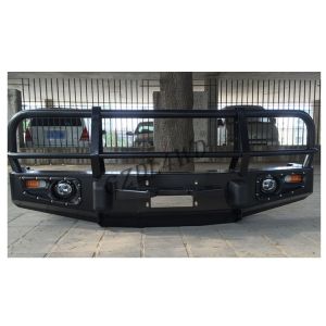 China Durable 4x4 Bull Bar For Toyota Land Cruiser 80 Series Front Bumper 4WD Off Road on sale