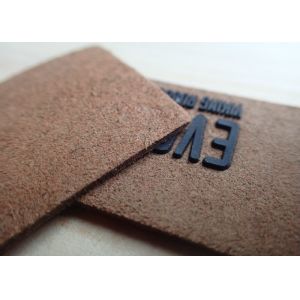 Personalized Logo Garment Leather Patch Custom Embossed Jeans Leather Patch