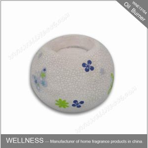 Buy cheap Beautiful Design Ceramic Fragrance Oil Burner Egg Shaped , Pattern Exposure from wholesalers