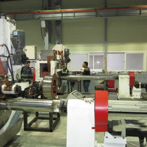 7KW Mitsubish Motor Wedge Wire Screen Machine With Siemens Control System