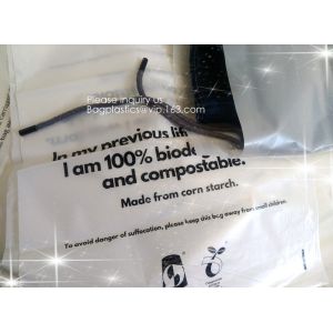 Buy cheap PLA Biodegradable Corn Starch Compostable LDPE k Bag, Environmentally friendly, recyclable, reusable, reclosable from wholesalers