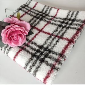 Buy cheap 100% Polyester Plaid Printed Sherpa Fabric For Blanket Toys Garment Classic Style from wholesalers