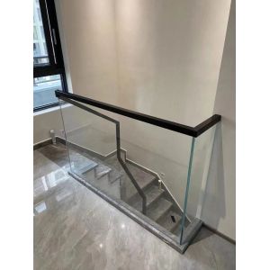 Buy cheap Customisation Friendly Handrail Glass Balustrade System with Space Saving Design from wholesalers