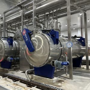 Physical Sterilization Fully Automatic Beans Sterilizer Cans Sterilization With