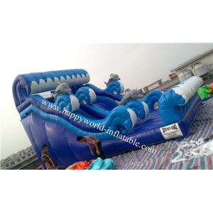 Buy cheap inflatable dolphin slide  , inflatable dry slide , inflatable side from wholesalers