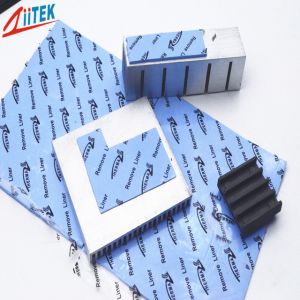 Buy cheap Blue Color Electronic Thermal Gap Filler , Gpu Ic Chip Thermal Conductive Pad from wholesalers
