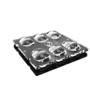 Optical Stable PC 5050 LED Lens Portable Moistureproof 75x160 Degree