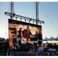 Buy cheap Full Color LED Stage Backdrop , Outdoor Panel Display LED Star Curtain Lights P4 product
