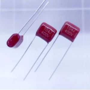 Buy cheap Metallized Polyester Film Mini Capacitor CL21X 104J400V Laser Printing from wholesalers