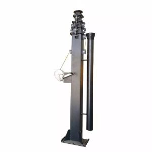 Buy cheap 6m To 9m Manual Telescopic Mast Mounting On Solar Trailers Lifting Camera And Lights product