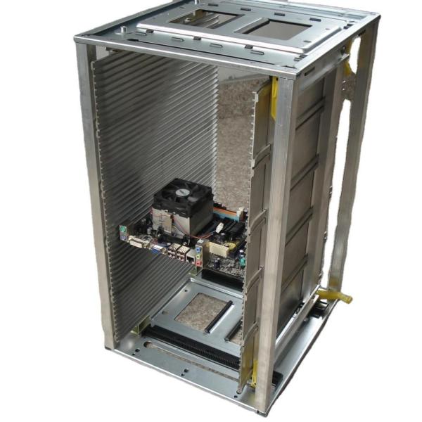 Antistatic 50pcs PCB Loader SMT Magazine Rack With Metal Base