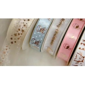 New Design packaging ribbon for cake box metallic glitter ribbon