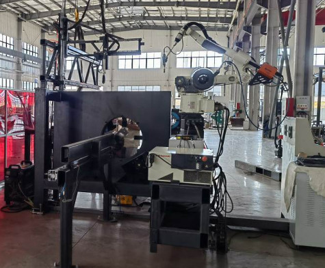 Quality 120mm 260mm Light Pole Welding Machine / Light Pole Making Machine for sale