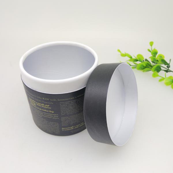 Quality Loose Tea Packaging Paper Cylinder Containers / Cardboard Packaging Tubes for sale