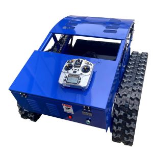 Adjustable Height Battery Powered Automatic Lawn Mower Robotic Remote Control