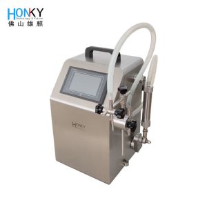 Portable Desktop Liquid Filling Machine With Piston Pump