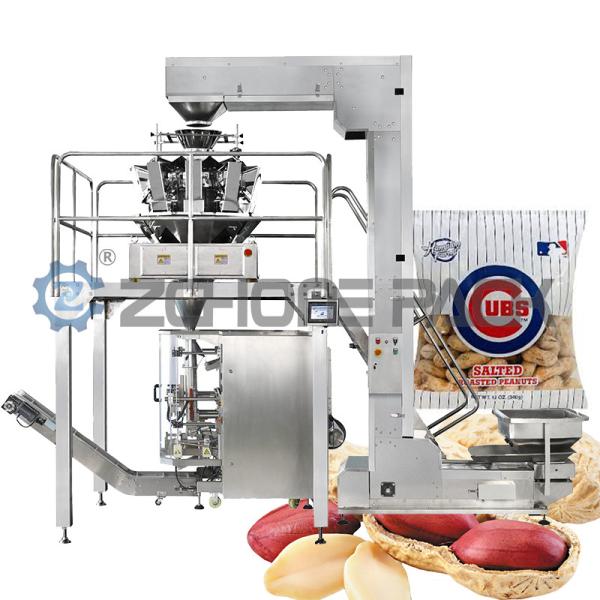 Multihead Weighing Vertical Granule Automatic Packing Machine Peanut Nut