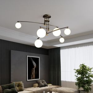 Buy cheap Postmodern glass chandelier Nordic led ceiling chandelier creative magic bean long chandelier (WH-MI-285) from wholesalers
