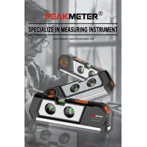 Laser Level Meter Tape Measure Straightedge Bubble Meter with Three different