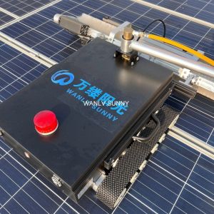 Buy cheap Water Pipe and Battery Equipped Solar Panel Cleaning Robot with 24V Operating Voltage from wholesalers
