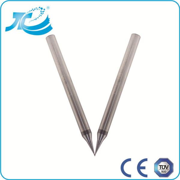 2 Flute Micro End Mill Micro Grain CNC Carbide Tools , Thread Milling Cutter