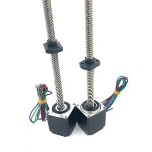 Buy cheap Faradyi Stepper Motor Nema11 1.8 Degree Two Phase Frame Size 28mm High Torque Stepper Motor With Long Worm Screw from wholesalers