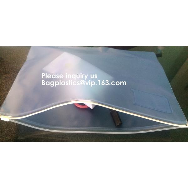 Buy cheap File Packing Bag With Zipper Zipper File Bag PVC Document Plastic Bag,Zipper Pouch Zipper File Bags File Holders from wholesalers