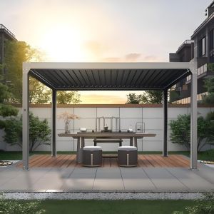 Buy cheap Elevate Your Outdoor Space With Adjustable Louvered Aluminum Pergolas from wholesalers