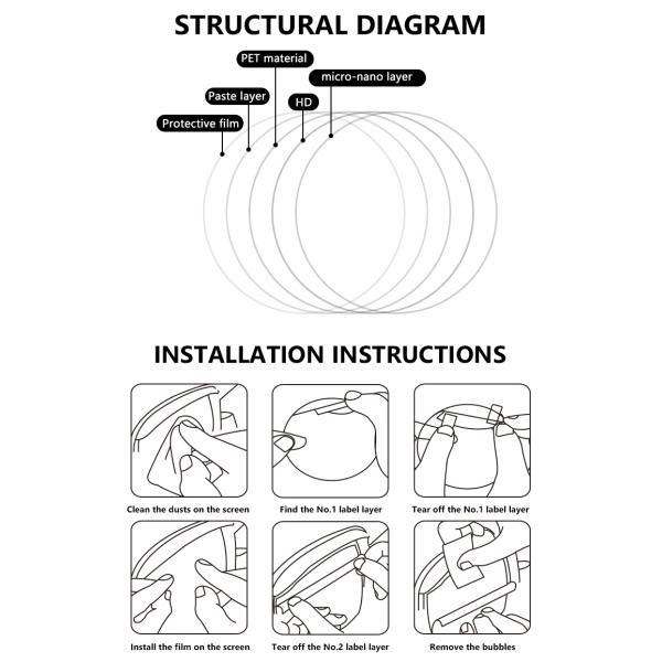 2PCS In One Anti Rain Anti Fog Film For Car Rear View Mirror Clear Waterproof Screen Protector, 95*95mm 135*95mm 150*100mm