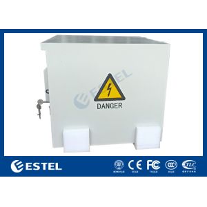 Buy cheap Polyester Powder Coating Outdoor Telecom Cabinet With Two AC220V 50Hz Fans ET6060500A-9U from wholesalers