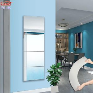 Customized Size Arched Silver Sheet Acrylic Mirror for Bathroom Decoration