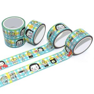 Buy cheap CMYK Waterproof Kawaii Washi Tape For Scrapbooking Planner Printed Masking Washi Paper Tape from wholesalers