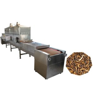 Buy cheap Stainless Conveyor Insect Microwave Drying And Sterilization Machine 120 Kg Per Hour Food Sterilizer Equipment from wholesalers