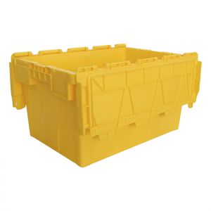 Buy cheap Accetable Tourtop Attached Lid Plastic Container Crate with ISO9001 Certificate from wholesalers