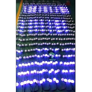 3m reel 6 LEDS DMX 3D led ball ws2811 led pixel string 50mm globe addressable