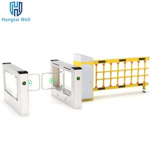 Buy cheap Pedestrian 0.5 Seconds Swing Barrier Turnstile SS304 With Face Recognition from wholesalers