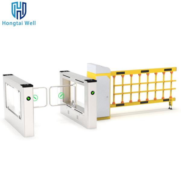 Buy cheap Pedestrian 0.5 Seconds Swing Barrier Turnstile SS304 With Face Recognition from wholesalers
