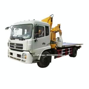 Buy cheap KINGRUN  4*2  10 Tons Breakdown Truck With 5 Tons  Road Rescue Trailer With 5 Tons Crane  Rollback Mounted Crane from wholesalers