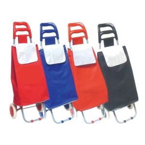 Buy cheap folding shopping trolley bag with two wheels from wholesalers