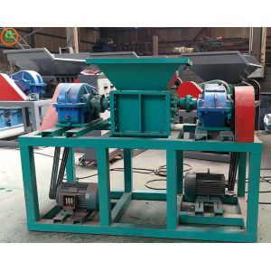 380V/50HZ/3PHASE Double Shaft Double Motor Shredder for Scrap PVC HDPE PP PET
