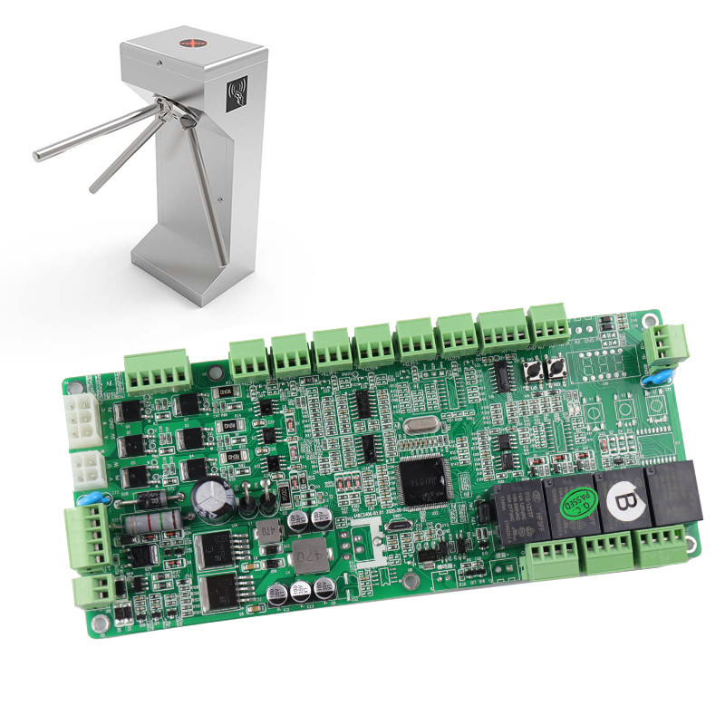 Control Board Integrated Driver and Controller Function for Tripod Turnstile