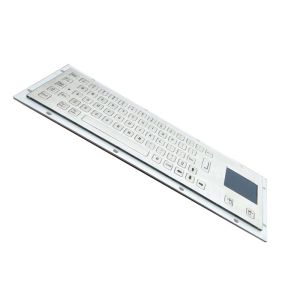 Buy cheap Metal Industrial Kiosk Keyboard Back Side Mounting Engraved Graphics from wholesalers
