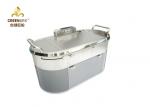 Buy cheap Oval Down Exhaustion Mobile Teppanyaki Grill LPG Natural Gas Hibachi Table With Purification from wholesalers