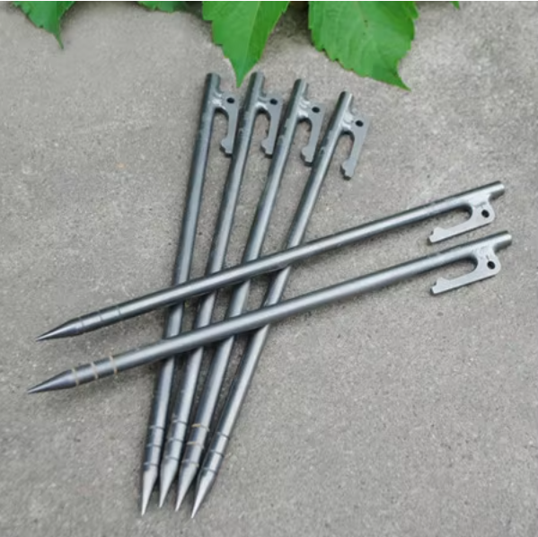 Buy cheap Titanium Tent Pegs TC4 Sturdy Slightweight V Shape 240mm Length product