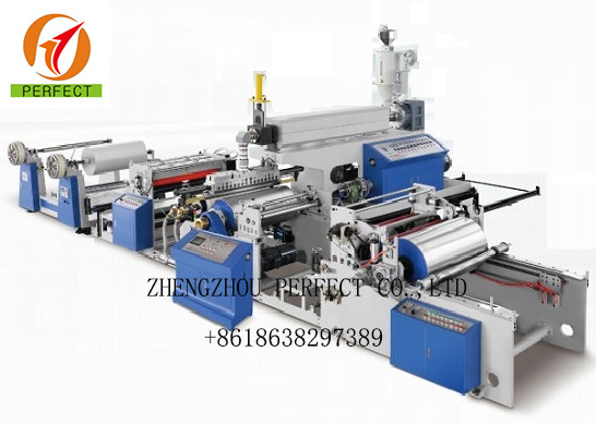 ODM 1300mm Aluminum Foil Paper PE Coating Machine For Paper Cup